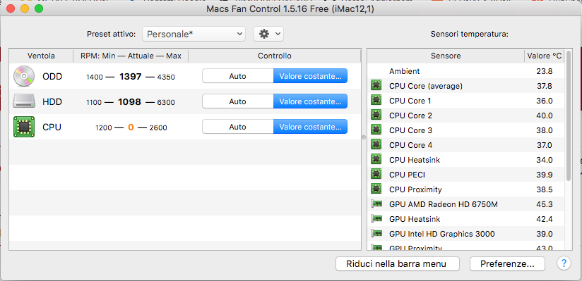 Errore Mac Fan Control